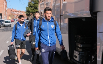 Néstor Querol, encara amb molèsties, ha viatjat amb l'equip | CES